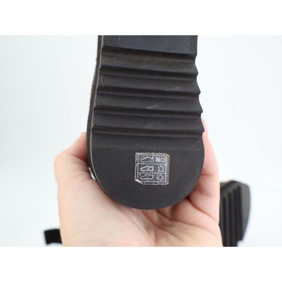 Eileen Fisher Womens Lilou Boots Booties Chelsea Wedge Heel Black Leather 5 - Picture 7 of 13